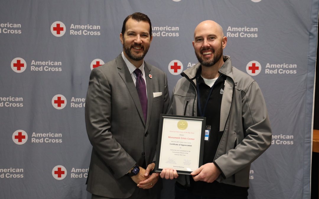 Monument Crisis Center Honored by American Red Cross Just in time for Dominic’s Drive 3.0