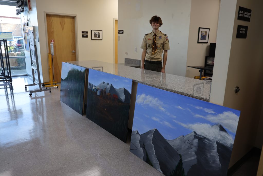 Monument Crisis Center Adds the Artwork of Eagle Scout Jonah Ribando
