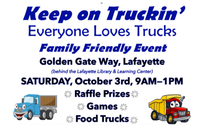 Keep on Truckin’ Family Friendly Event Oct 3rd